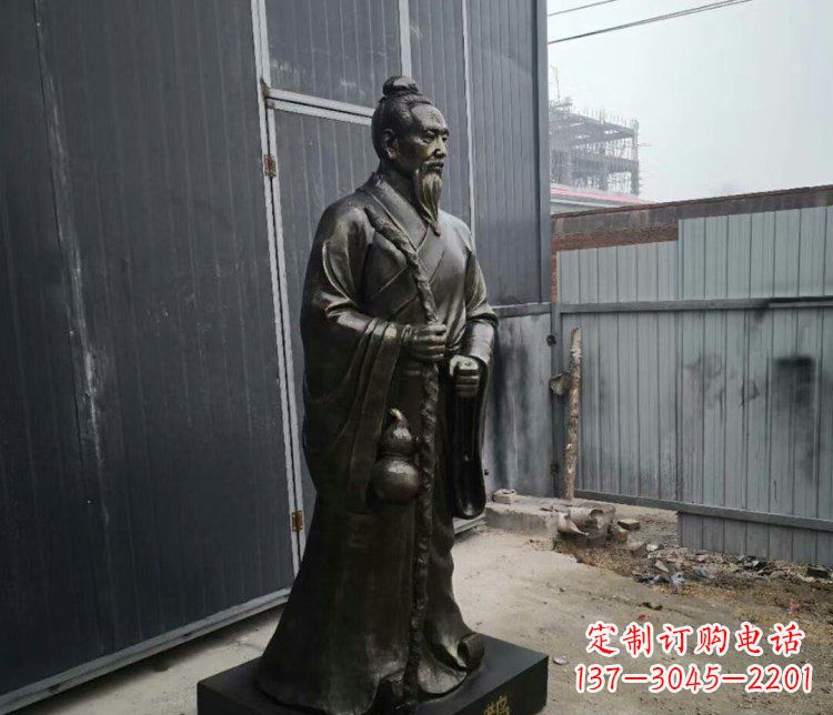 桂林扁鹊人物古代名医铜雕摆件