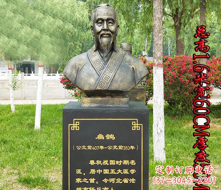 桂林“扁鹊”古代名医铜雕系列让古老的经典传承下去