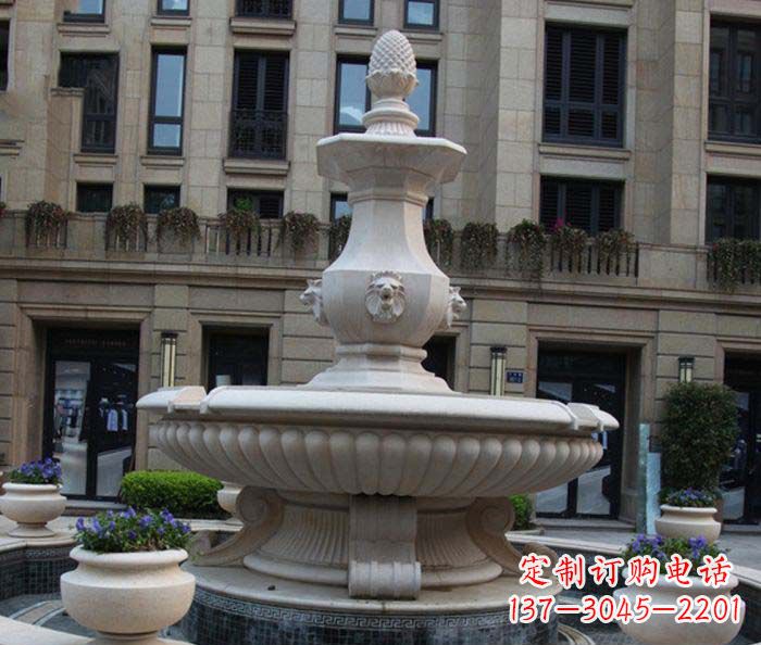 桂林别墅景观欧式喷泉石雕_2