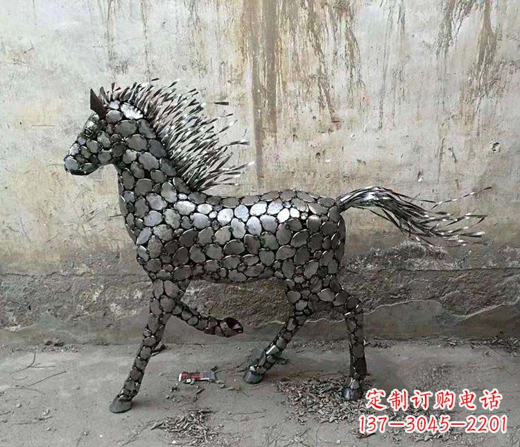 桂林不锈钢奔马雕塑艺术与自由的象征
