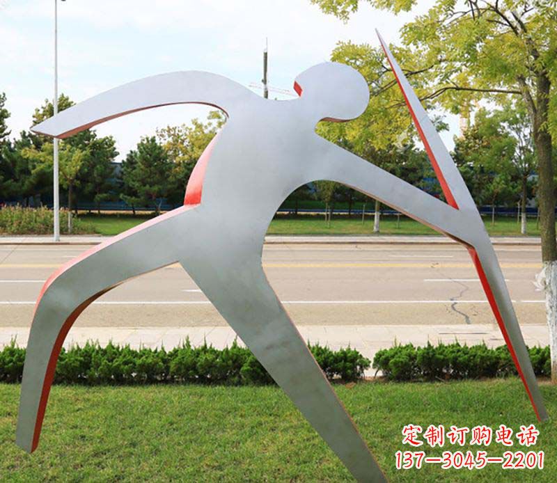桂林不锈钢标枪景观雕塑