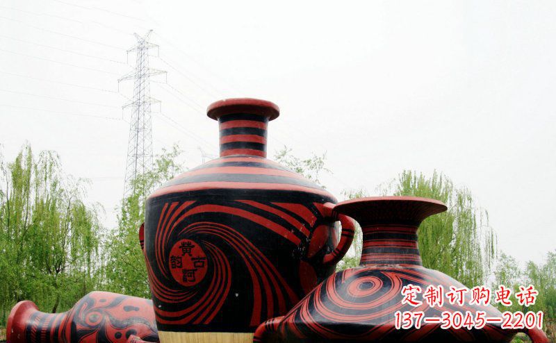 桂林不锈钢彩色花盆雕塑