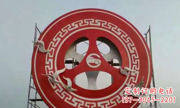 桂林不锈钢齿轮广场雕塑