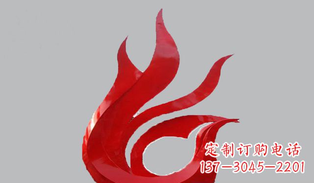 桂林不锈钢凤凰雕塑——传承古代文化之美