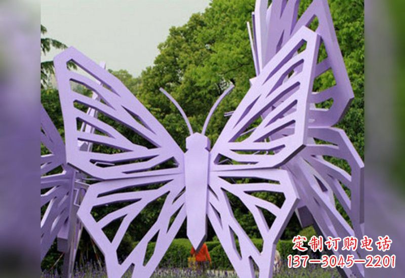 桂林不锈钢蝴蝶雕塑美丽永恒