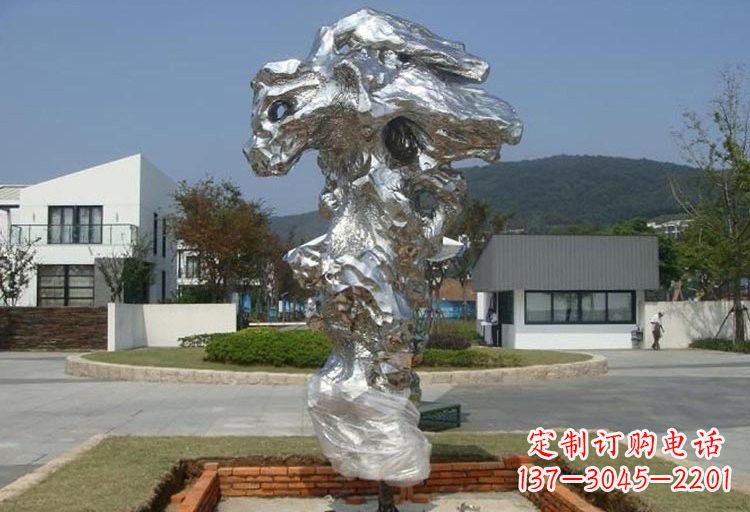 桂林不锈钢太湖石雕塑精美绝伦