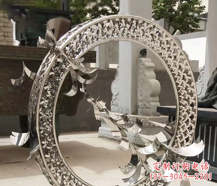 桂林不锈钢大雁景观雕塑 112