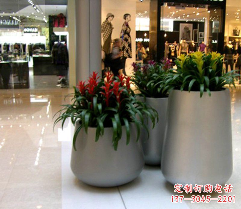 桂林不锈钢花盆雕塑2
