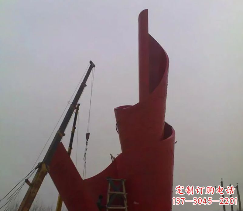 桂林不锈钢火炬雕塑点燃社会进步的火炬