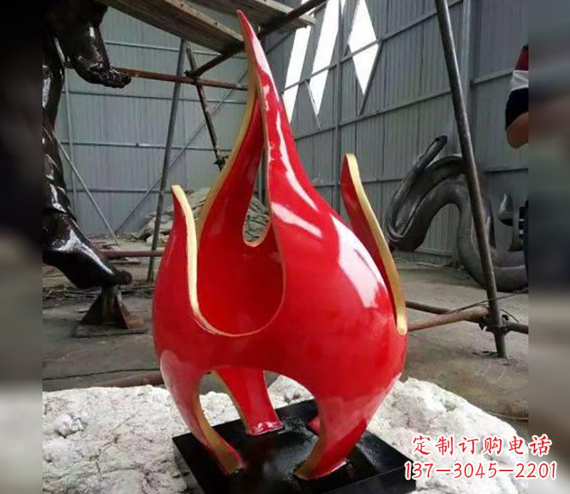 桂林不锈钢火龙果雕塑传承传统文化的艺术品