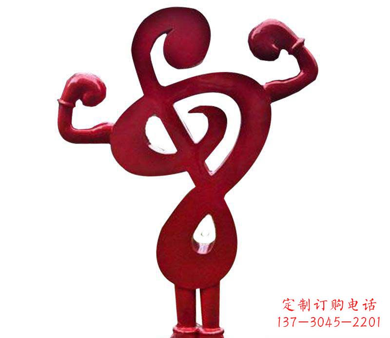 桂林音符之美——不锈钢音符雕塑