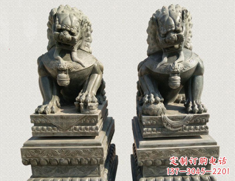 桂林狮子雕塑象征王者风范