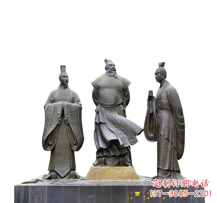 桂林曹操曹丕曹植铜雕