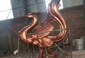 桂林朱雀神兽纯铜陵光神君雕塑