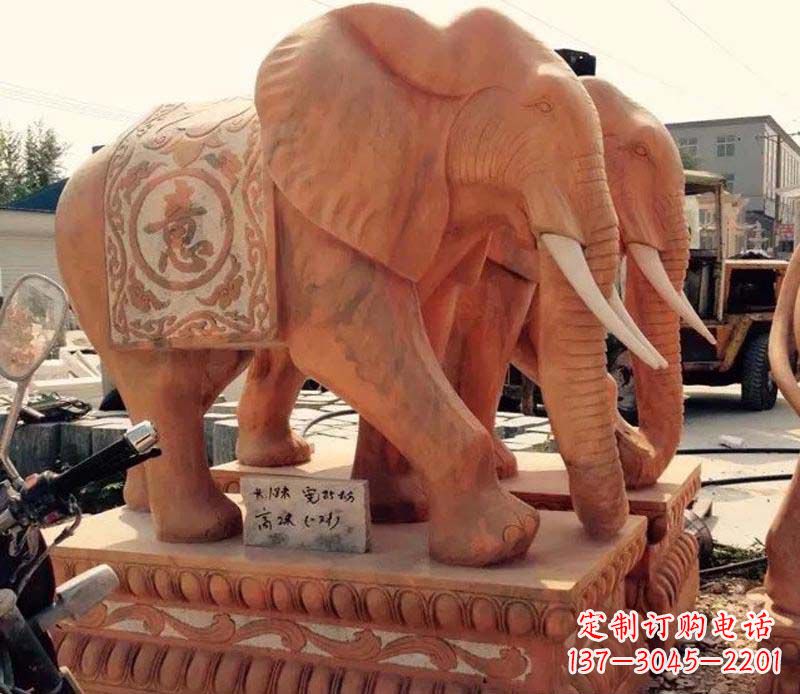 桂林大象雕塑 传承古典文化的艺术精品