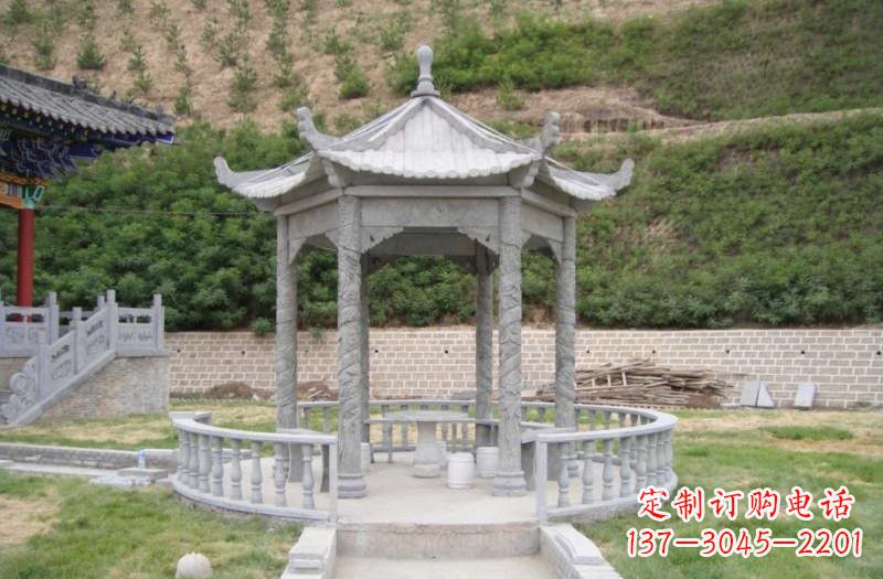 桂林精美大理石凉亭雕塑