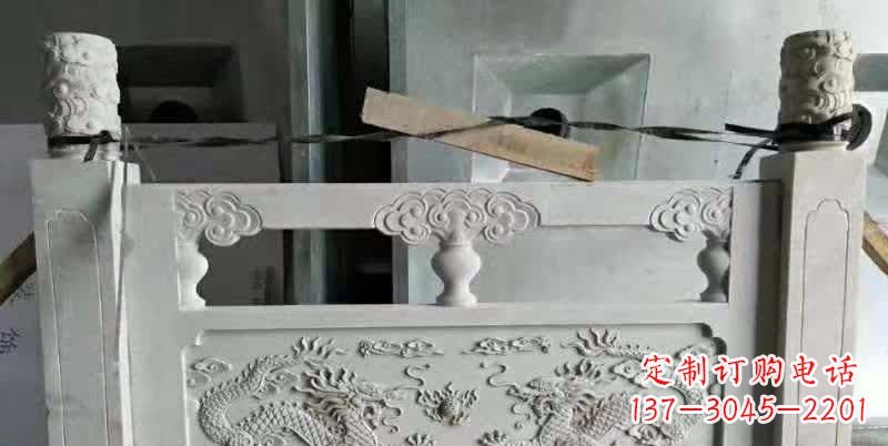 桂林大理石龙浮雕栏板雕塑