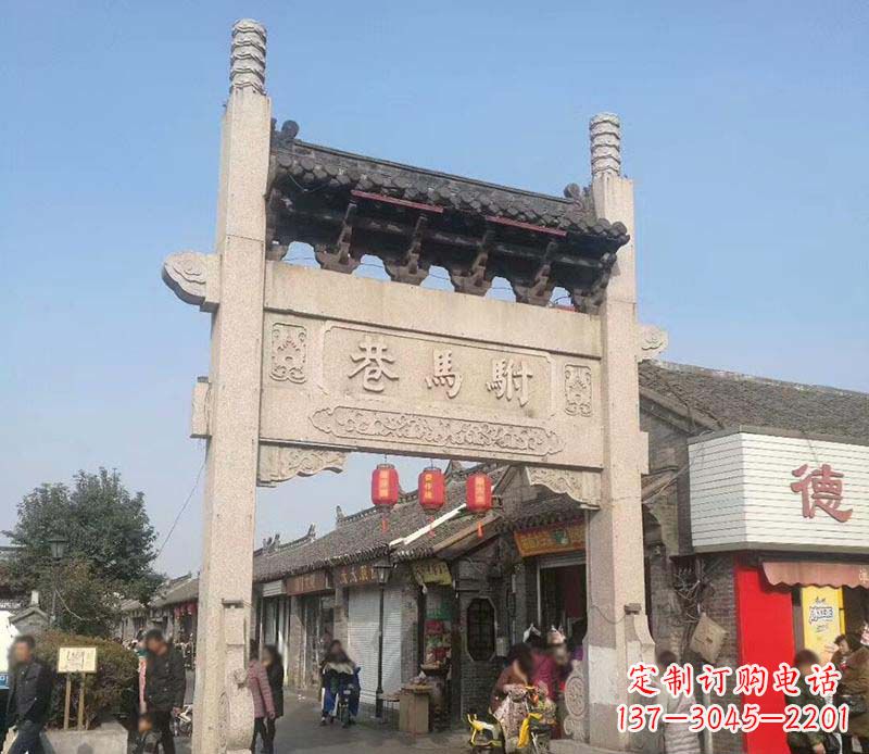 桂林单门石牌坊石雕_1
