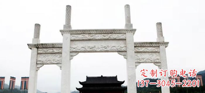 桂林道路大理石牌坊 (3)