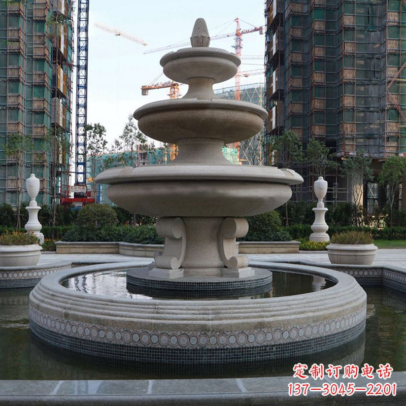 桂林东阳石雕喷泉雕塑定制