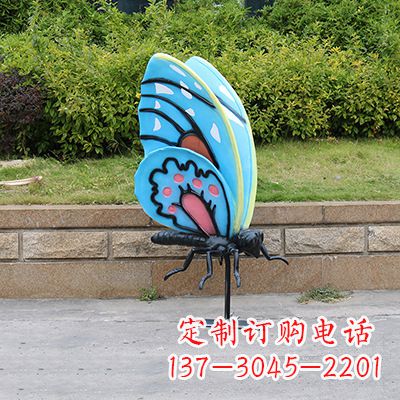 桂林蓝色大号蝴蝶雕塑