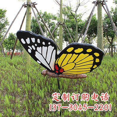 桂林 黄白黑款蝴蝶雕塑