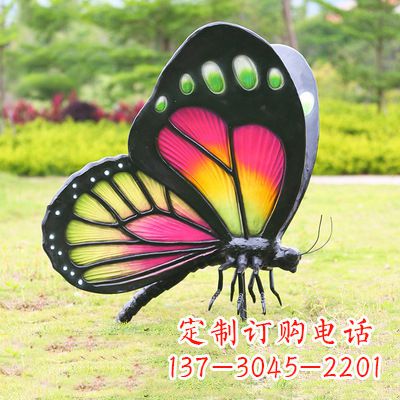 桂林仿真蝴蝶_品红色款405x78x110