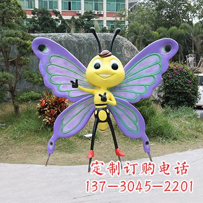 桂林仿真蝴蝶雕塑,精致多彩、灵动优雅
