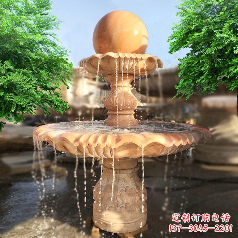 桂林精致别致的风水球雕塑