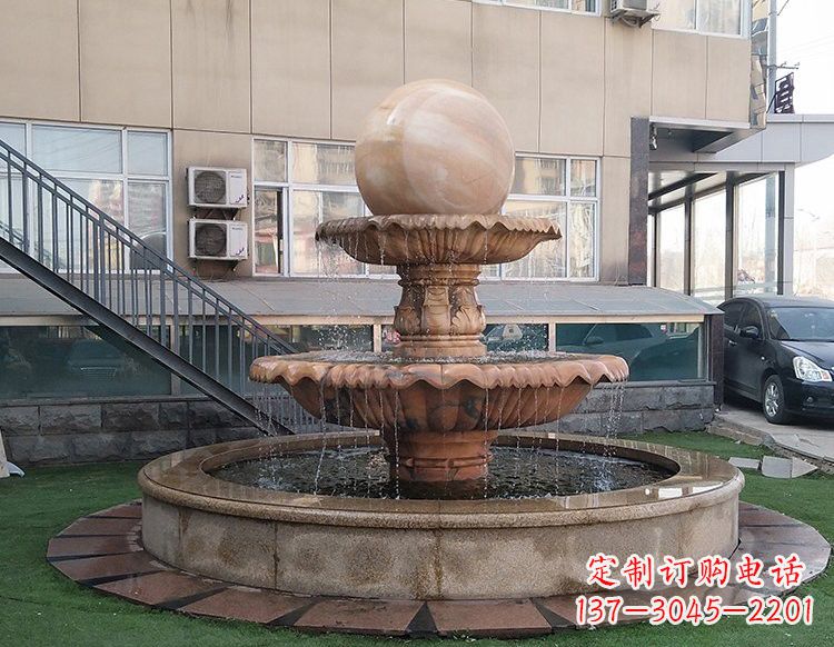桂林独特的风水球石雕