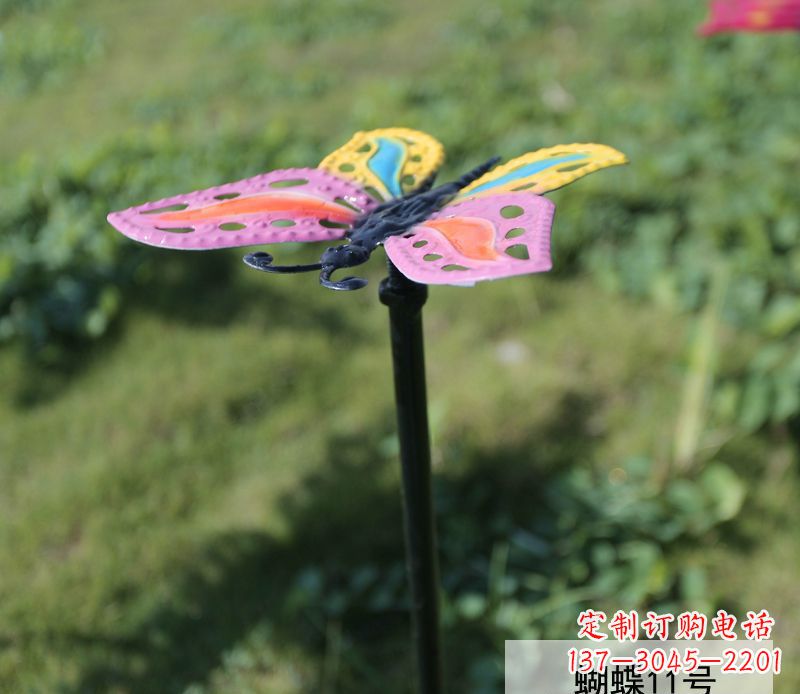桂林个性化不锈钢彩色蝴蝶雕塑