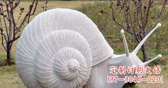 桂林抽象不锈钢蜗牛雕塑