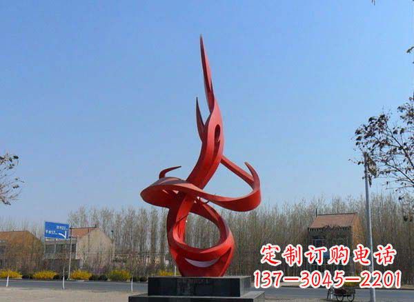 桂林不锈钢火苗经典建筑雕塑