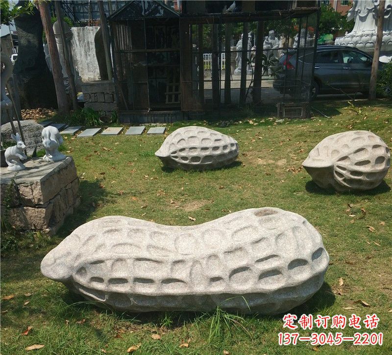 桂林精美大理石花生雕塑