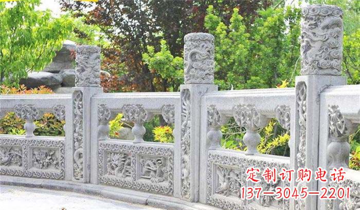 桂林公园仿古石栏板雕塑