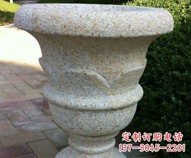 桂林大理石花盆石雕,为您的景观添色彩