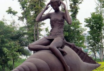 桂林海螺姑娘铜雕——让美丽长存记忆