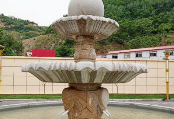 桂林中领雕塑海螺石雕喷泉精致装点室外空间
