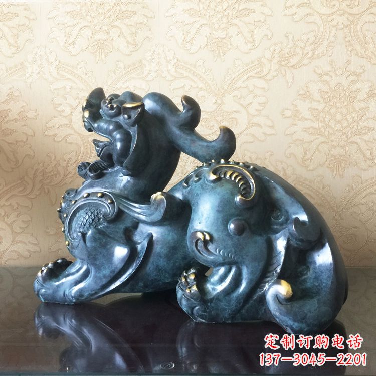 桂林中领雕塑貔貅雕塑——象征着福祉和吉祥