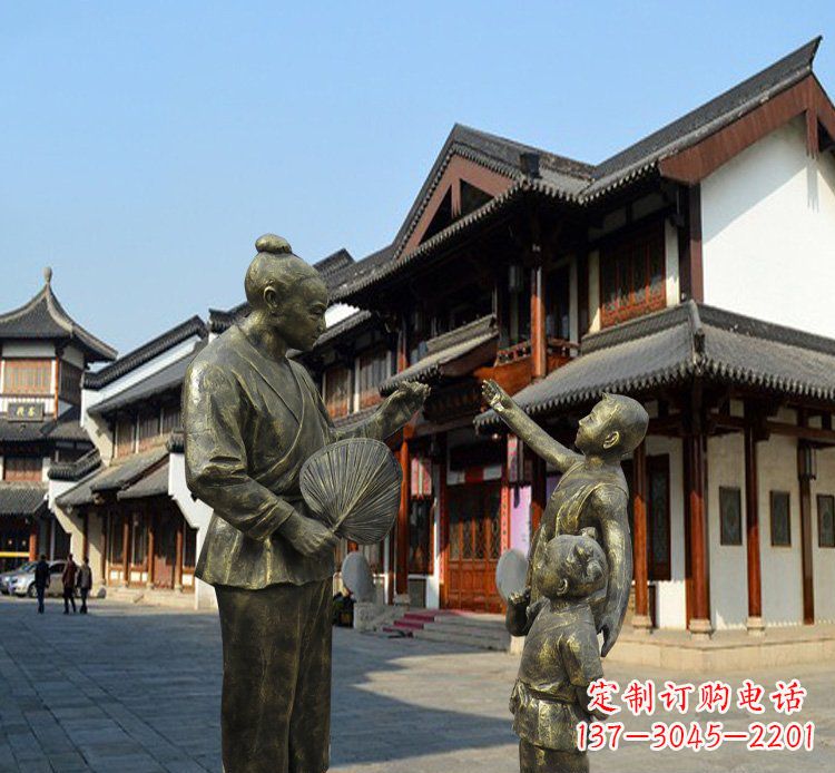 桂林精美孔融铜雕,让您体验古朴古典之美