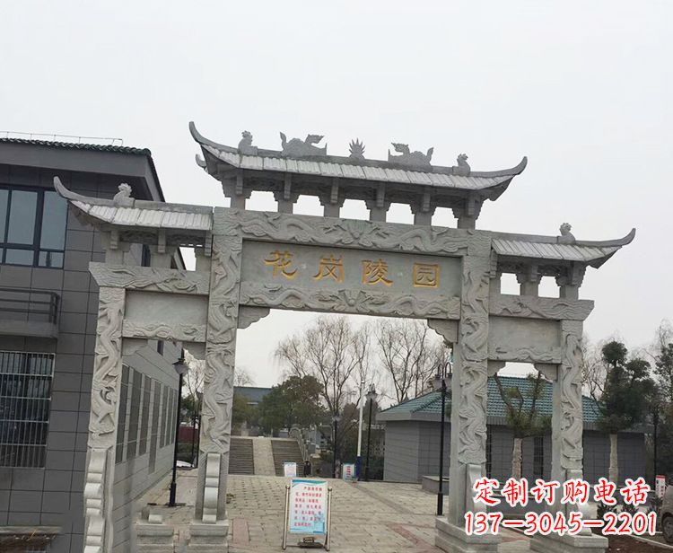 桂林精美牌楼石雕,精致雕琢精美臻品