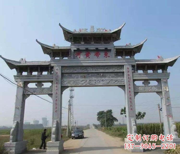 桂林精品牌坊石雕,令您赞叹不已