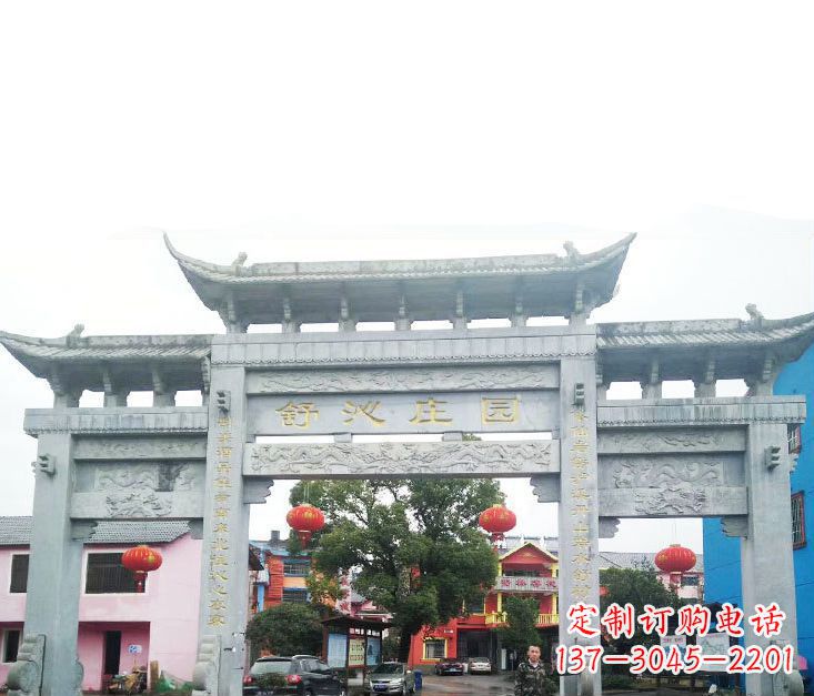 桂林石牌坊雕塑——见证时刻的美好记忆