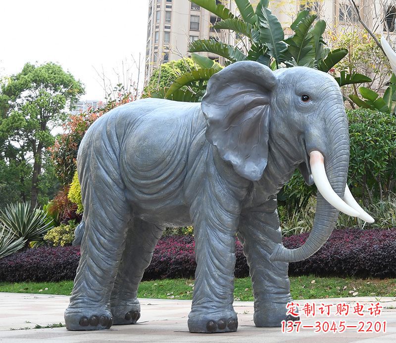 桂林石雕小区动物大象