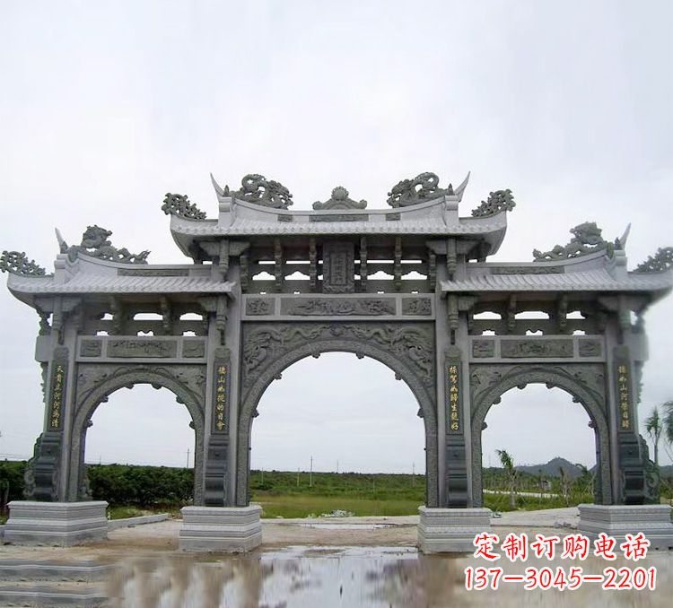 桂林石牌坊 楼