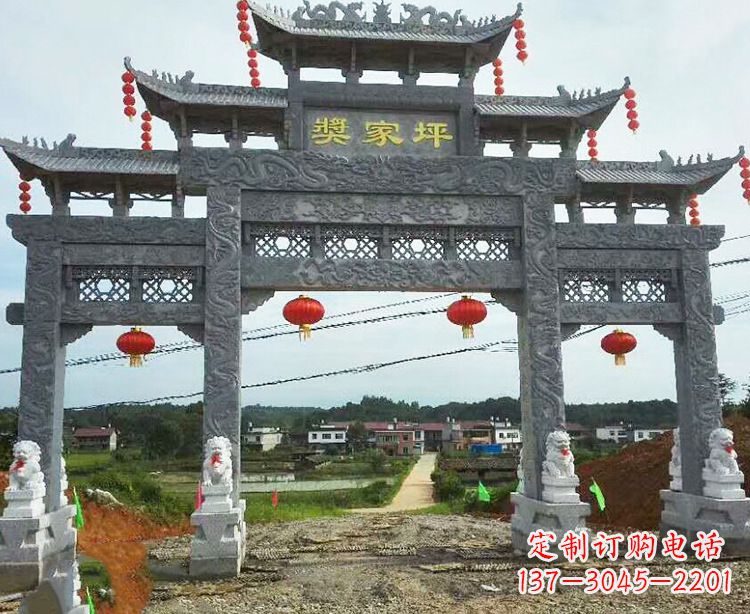 桂林石牌坊石雕