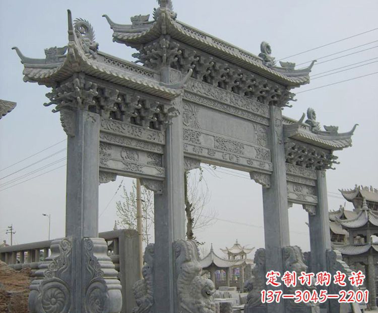 桂林石牌坊与石牌楼