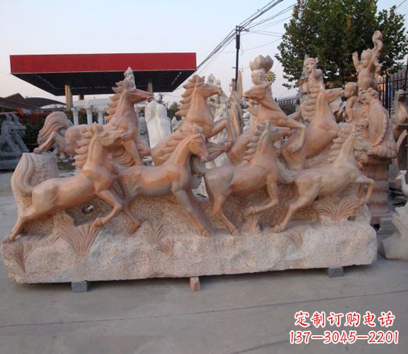 桂林石头奔马雕塑