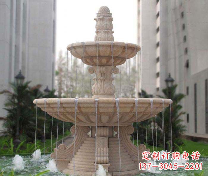 桂林双层喷泉小区石雕