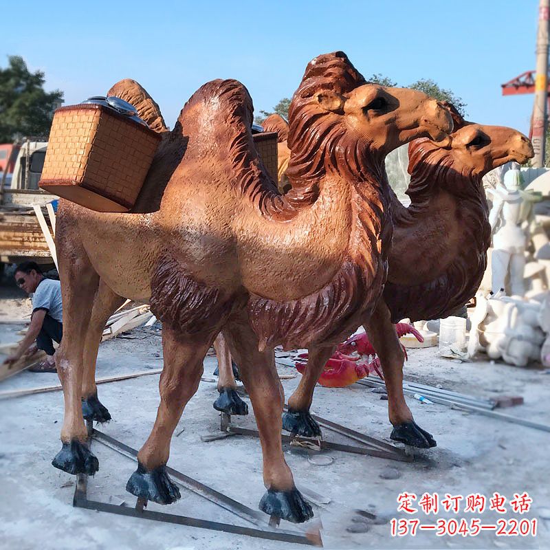 桂林丝绸之路仿真骆驼雕塑